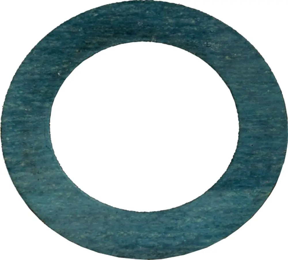 Grüne Dichtung in Ringform, vermutlich für Wasserleitungen, passend für Wolf Produkte. Sie hat einen durchgehenden Innenring und eine ebene, glatte Oberfläche.